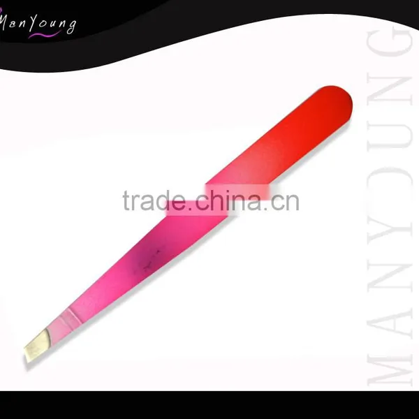 Promotional Item, Stainless Steel Slant Tip Eyelash Tweezers
