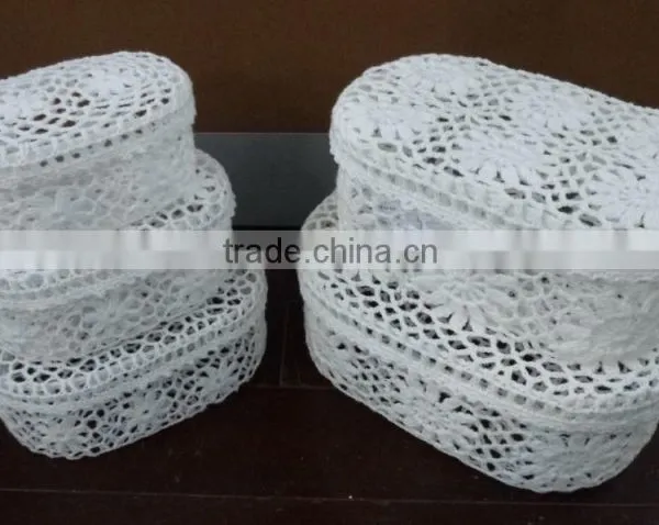 Crochet Oval Box