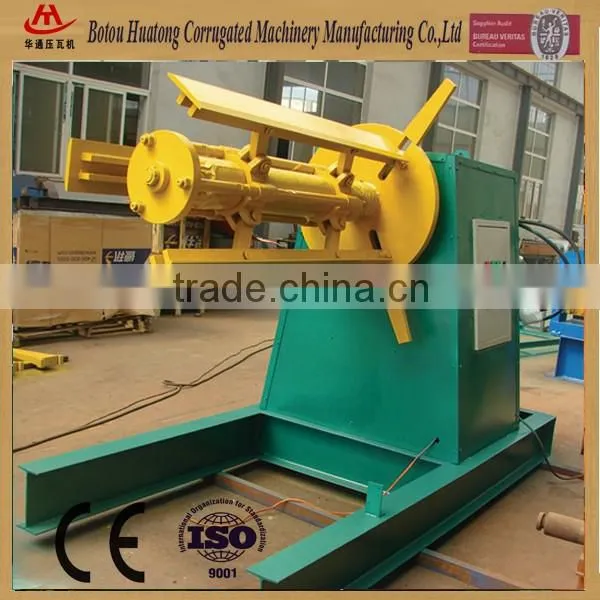 5T hydraulic decoiler with coil car
