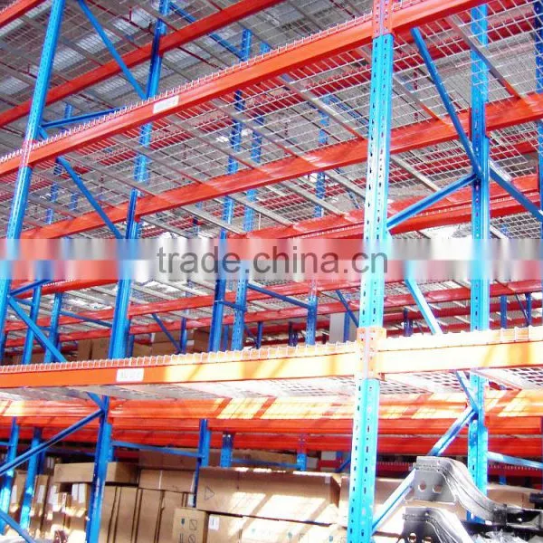 Heavy Duty Wire Mesh Deck Pallet Rack System photo-3