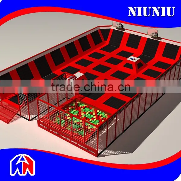 Indoor Trampoline Park, Children Indoor Soft Playground Trampoline photo-6