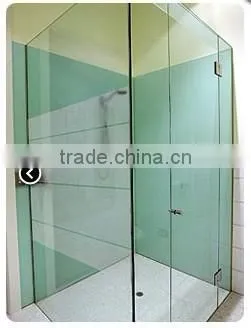 10mm Tinted Sandblasted Shower Glass photo-4