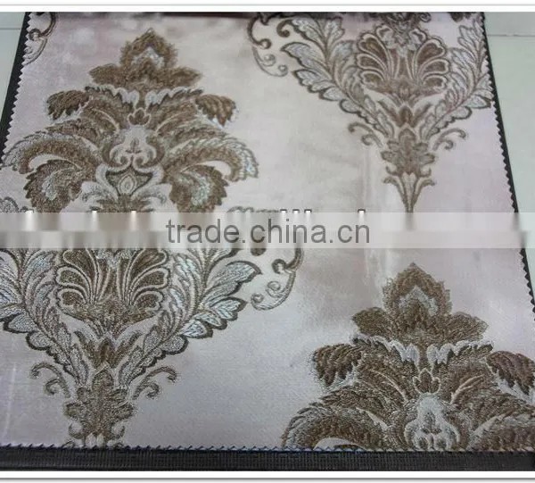 2013Yarn Dyed Blackout Decorative Jacquard Blackout Curtain Fabric