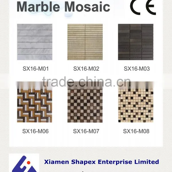 Mix Color Marble Mosaic Tile for Sale photo-2