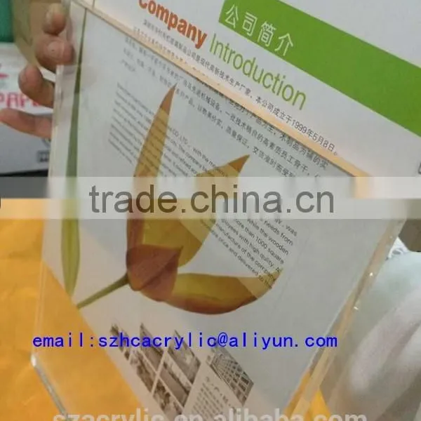 Clear Acrylic Table Top Sign Holders