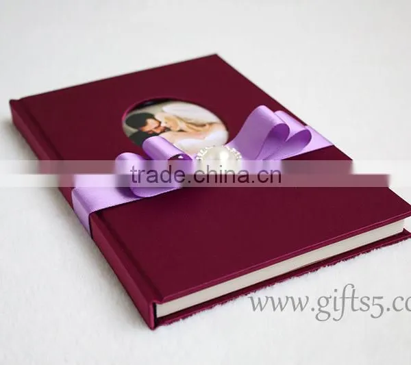 Handmade Luxury Wedding Guest Book Table Decorations photo-2