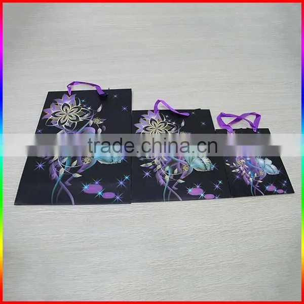Birthday Present Custom Gift Printed Recycle Paper Shopping Bag Design photo-3