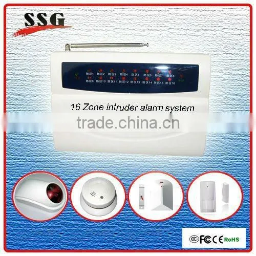 8 Wireless Zone,8 Wired Zone Home Security Alarm System Wireless
