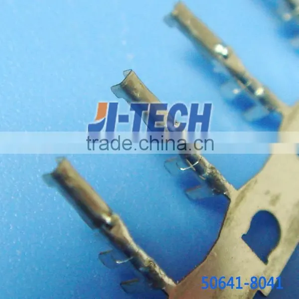 Electrical Crimp Receptacle Terminal Female Molex 50641 Series Connector 50641-8041 28-30AWG Reel Gold photo-3