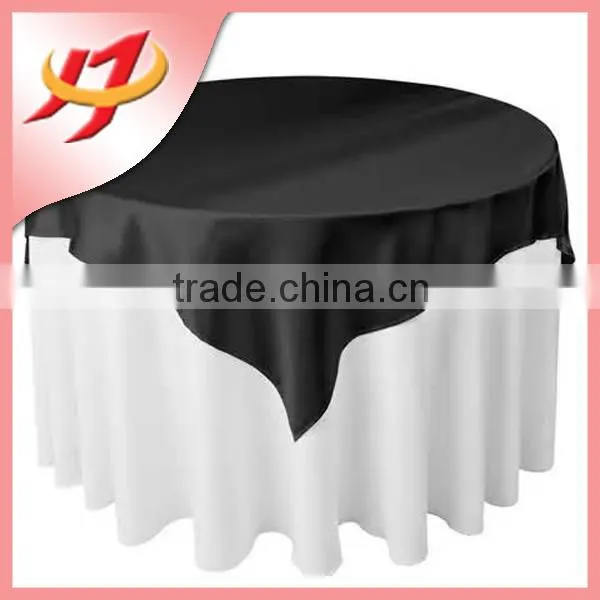 New Arrival Fancy and Elegant Wedding Satin Table Overlay photo-6