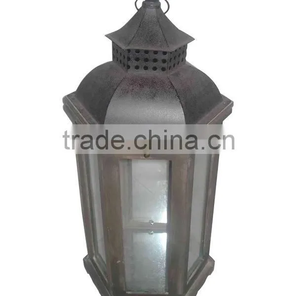 Elegant Black Wooden Lanterns Set of 3 Home Decor photo-2