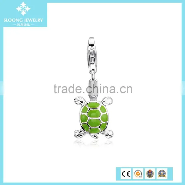 European Charm Bracelet Wine Glass Charm in Sterling Silver photo-3