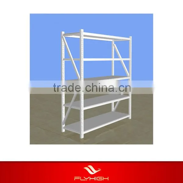 White Double-sided Heavy Duty Metal Shoe Display Shelving Rack