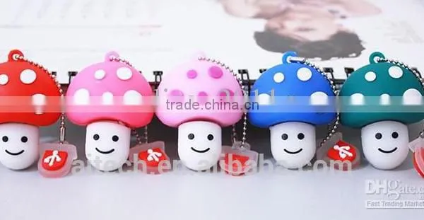 Mushroom USB Stick Promotional Pen Drive With Logo Print 1GB 2GB 4GB 8GB 16GB 32GB photo-2