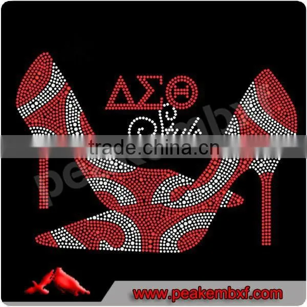 2015 Hot Sale High Heel ZOB Style Iron On Transfer Motif Custom Design photo-4
