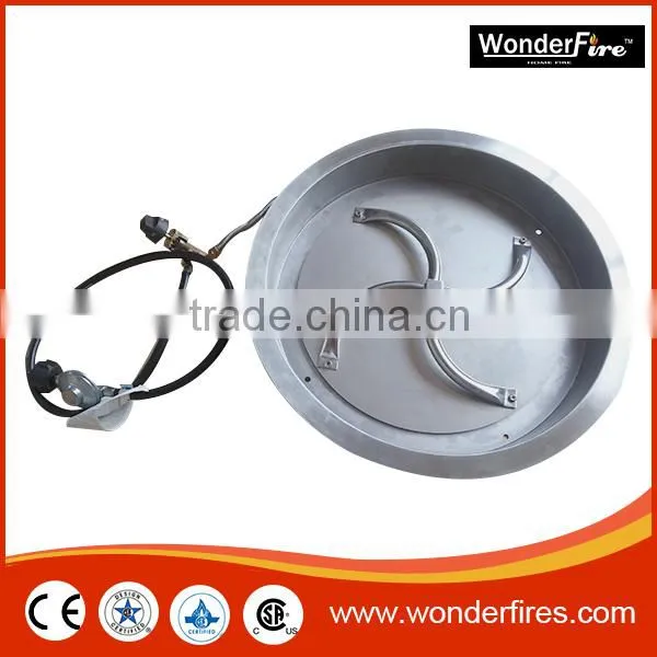 Outdoor Rectangle Gas Fire PIt System/fire Bowl/Slate Mosaic Round Mesa Heating Barbecue Table Fire Pit photo-5