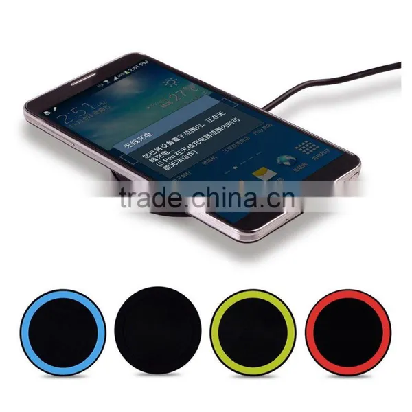 Stylish Mini Qi Standard Wireless Charging Pad Single Coil Qi Charger For Qi-Enabled Phones photo-2