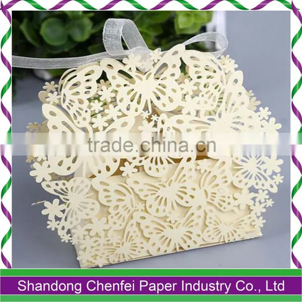 Wedding Favor of Laser Cut Paper Box