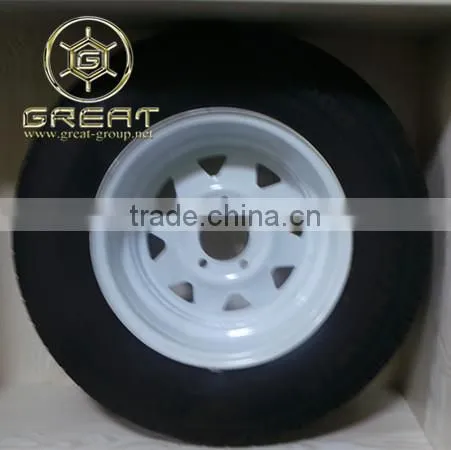 165.1 PCD Hot-selling Trailer Steel Wheel photo-2