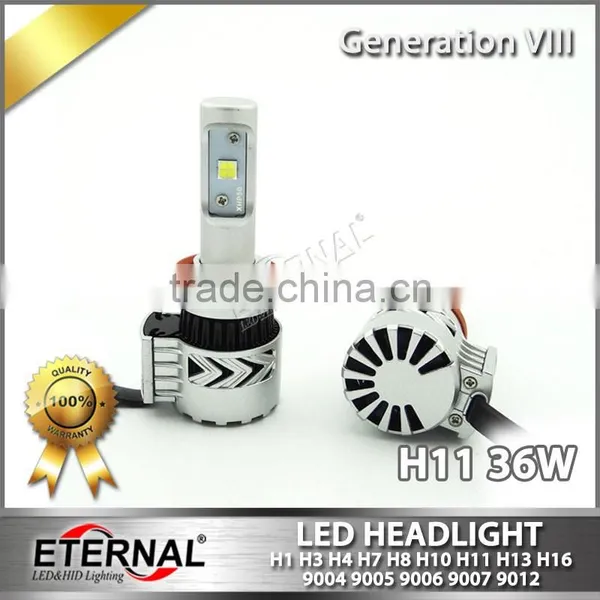 Super Brightness Car Led Headlight Bulb Kit H4 H7 H3 Smart Bulb Kit Auto Car Automotive Motorcycle Lamp photo-4
