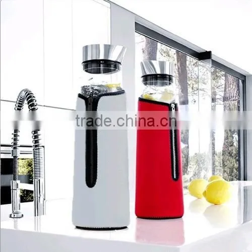 35 Oz Glass Drip-free Carafe With Stainless Steel Silicone Flip-top Lid, Glass Water Pitcher, Glass Fridge Carafe, Ice Tea Maker photo-2