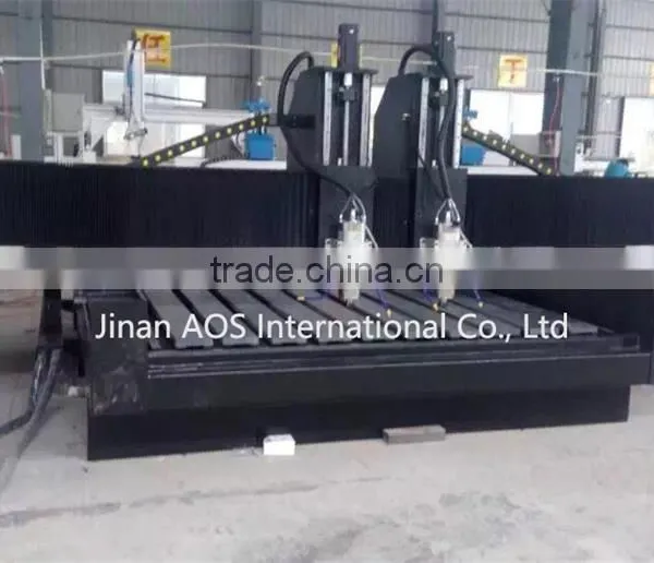 Two Header Stone Engraving Machine CNC Stone Machine With DSP Control System photo-3