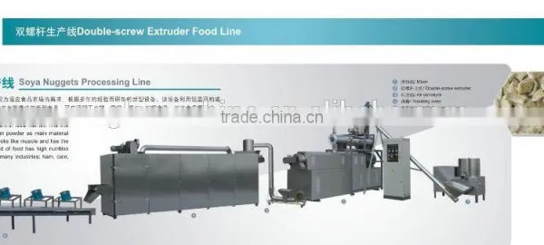 Soya Nuggets Soya Protein Powder Extruder Machinery photo-2