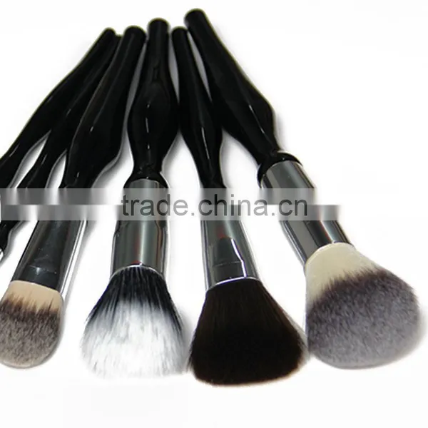 New Design Goat Hair Black Handle Best Professional Makeup Brushes Set photo-3