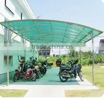 Good Transparency Prefabricated Car Shed/canopy/carport photo-4