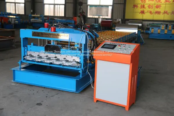 Glazed Tile Metal Coil Roll Forming Machine photo-3