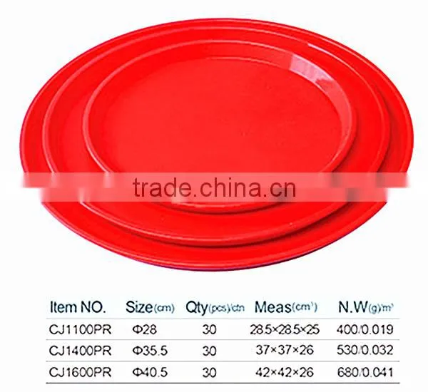 Serving Tray Sets, Round Melamine Tray for European Market photo-2