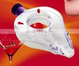 CY053 Plastic Wine Pourer Bottle Wine Decanter Wine Pour Filter Home Bar Essential Equipment photo-2