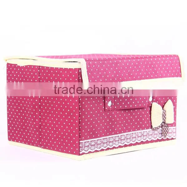 N490 New Arrival Household Non Woven Box Foldable Storage Box photo-3