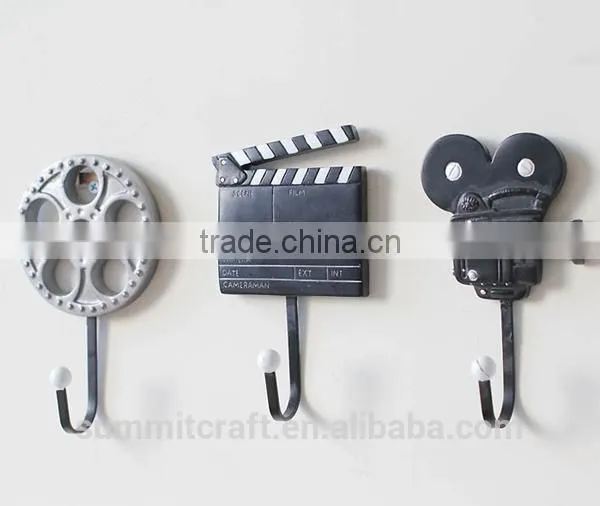 Decorative Film Equipment Series Wall Hat Hook Vintage Wall Hanger