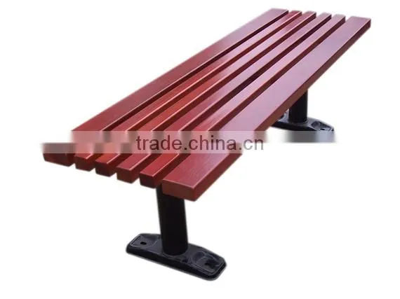 Backless Wooden Garden Bench For Sale photo-6