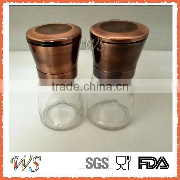 WS-SH28S Salt and Pepper Grinder With 100% Copper Plating Lid photo-2