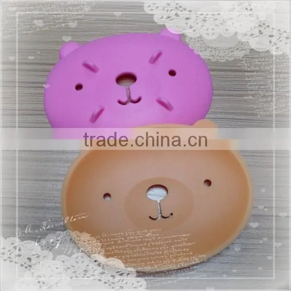 2015 Hot Sell Cartoon Silicone Soap Mat Flower-shaped&pattern Design photo-2