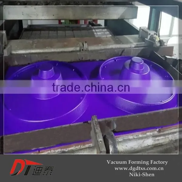 Thermoformed Round Acrylic Advertising Latticed Tray photo-4