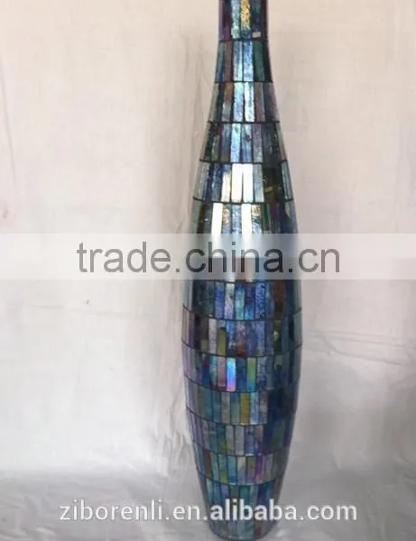 Table Decoration New Design Mosaic Bulk Glass Vases photo-3
