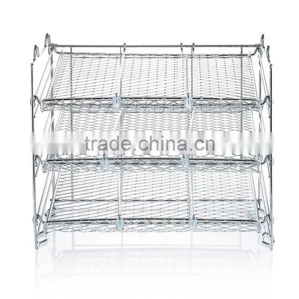 Metal Cutomized Colour Storage Rack Display From China photo-2