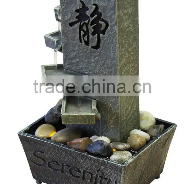 Tiered Serenity LED Relaxation Water Fountain photo-2