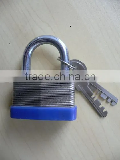 50mm/60mm Keyed Different or Keyed Alike Solid Aluminium Laminated Padlock With Hardened Chrome-plated Steel Shackle photo-5