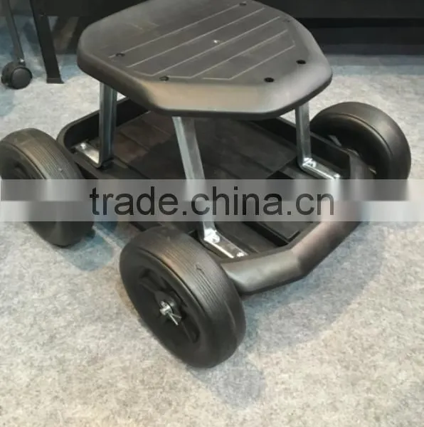 Garden Work Seat Cart With Plastic Storage Tray TC4501P photo-3