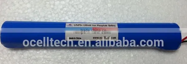 6.4V1.5Ah LiFePO4 Battery for Emergency Light