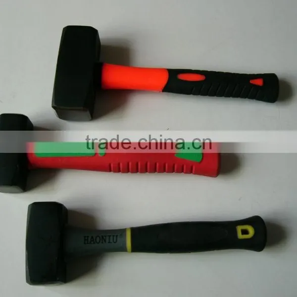 Drop Forged Stoning Hammer 1500g With TPR Handle photo-3