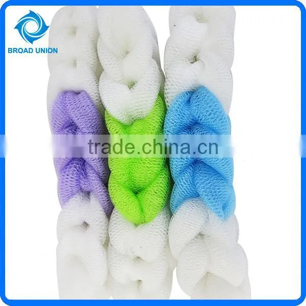 Hot Long Shape Mesh Bath Sponge Mesh Pouf Bath Sponge photo-2