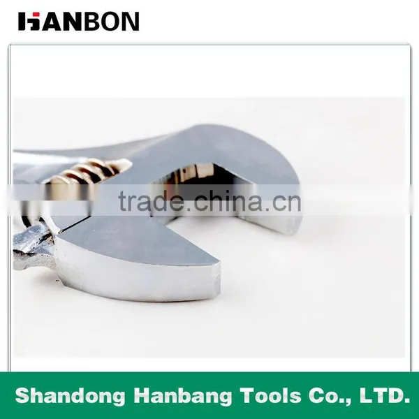 Chrome Plated Adjustable Wrench With All Wrench Sizes photo-4