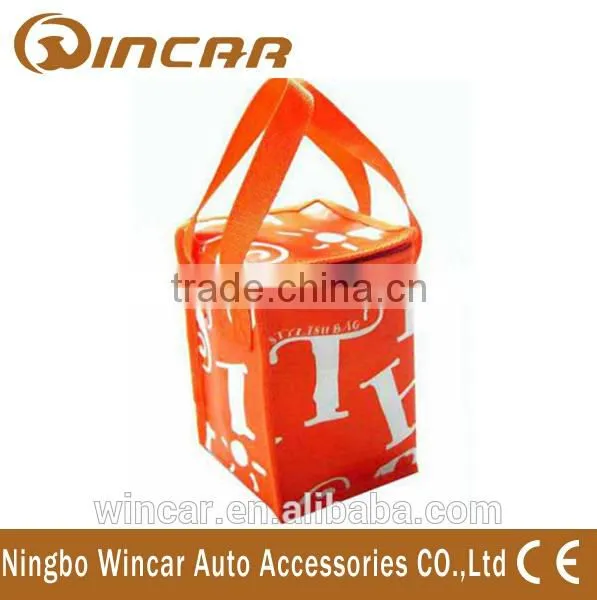 Material Laminated Woven Can Cooler Bag For Wine Or Food