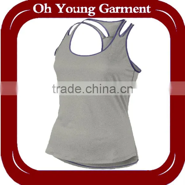 Wholesale Women's Stringer Tank Top Bulk Blank photo-2