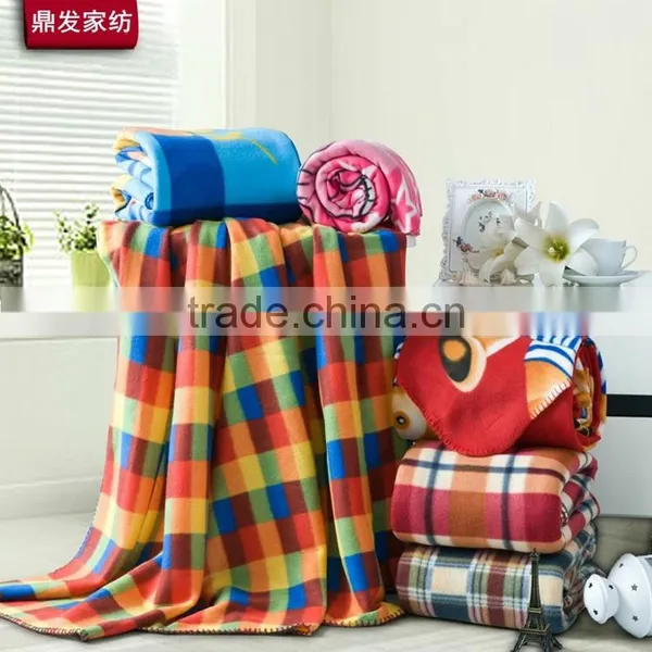 100% Polyester Printed Solid and Soft Coral Velvet Fleece Blanket photo-5